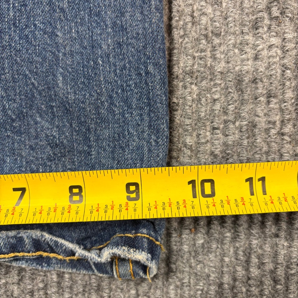 Aeropostale Briggs‎ Slim Bootcut Mens Jeans Medium Wash Distressed Size 36/30 - Picture 7 of 12
